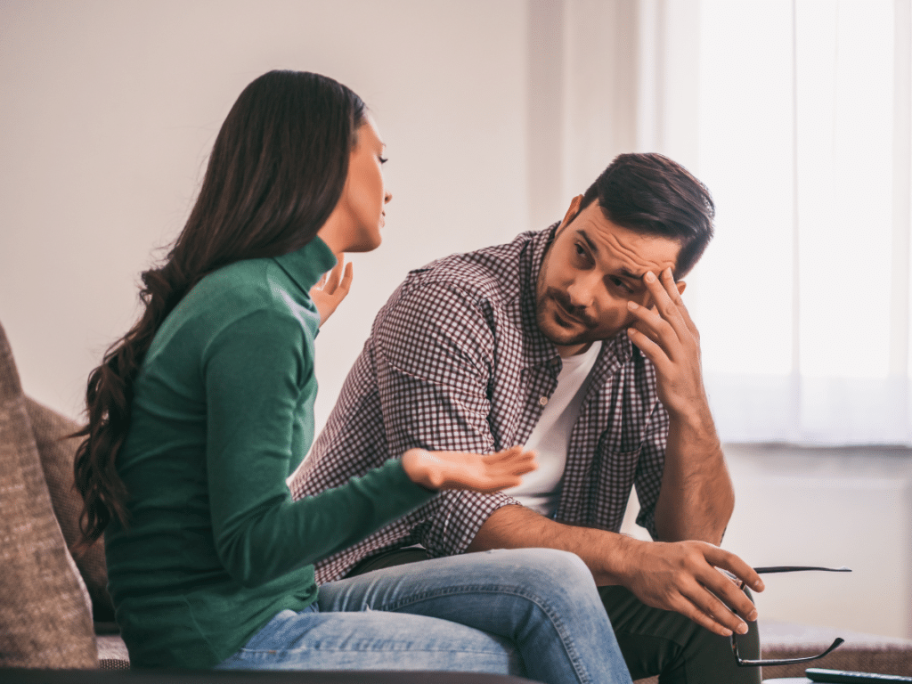 Person recognizing early warning signs of bipolar disorder